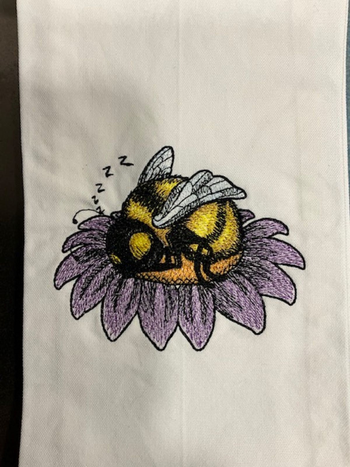 Bee Kind Kitchen Tea Towel Embroidered, Customized, Personalized, Bees, Guess What Bee Butt