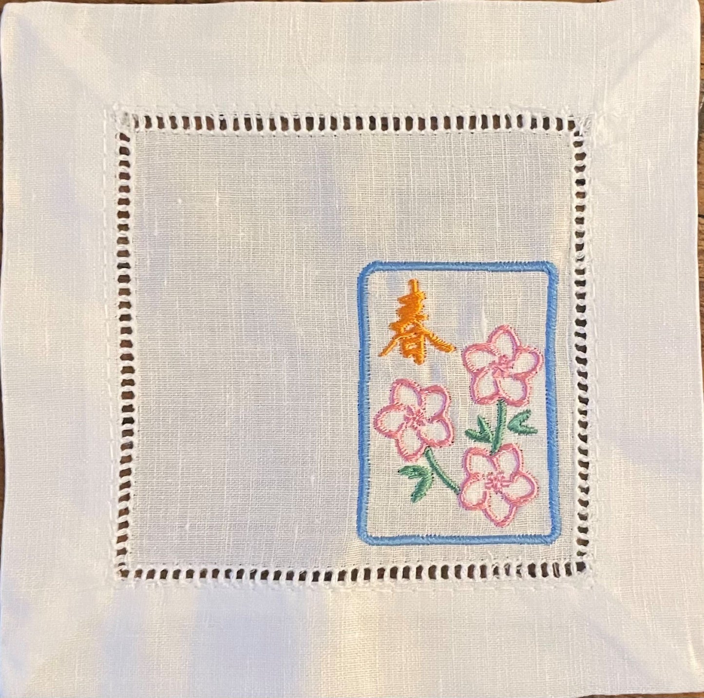 Mahjong Cocktail Napkin Set of 6