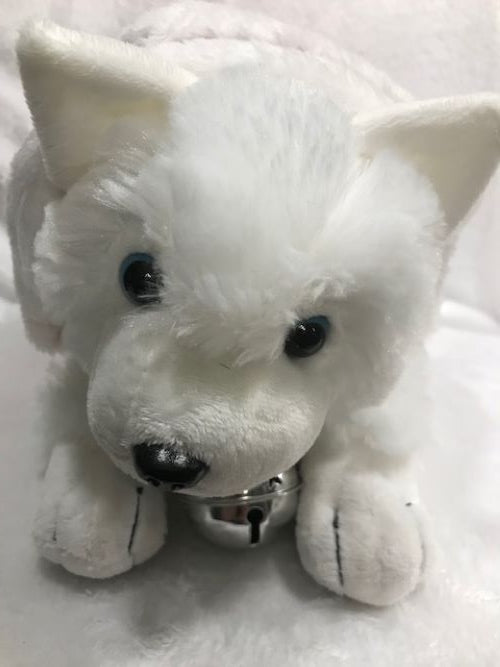 Dog, Stuffed Husky Plush, White Husky, White Husky Brown Eyes, Birthday gift, German shepherd, golden labrador, Australian Shepherd