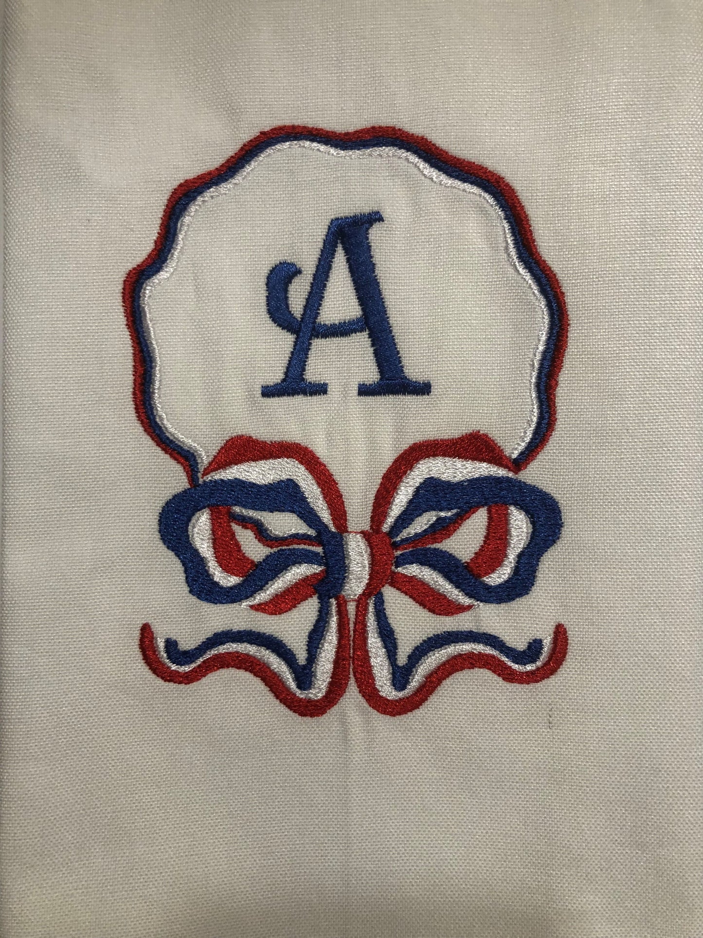 USA 250th Birthday Monogrammed Tea Towel