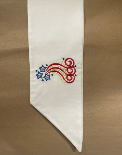 4th of July Door Hanger Sash USA 250th Birthday