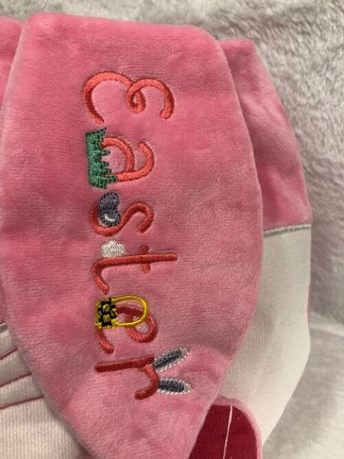 Kids Easter Basket, Personalized Easter Basket, Child's Easter Basket, Plush Easter Basket, Monogram Easter Basket
