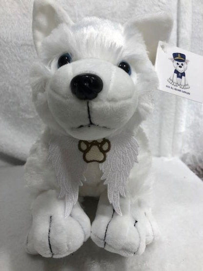 Pet Loss Gifts Angel Wings with Paw Print FSL, Tabby Cat Plush,  Pet Loss, Memorial, Rainbow bridge
