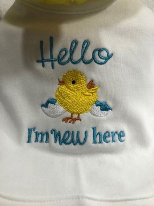 My First Baby Gift- My First Easter Baby Shower, Easter Gift, embroidered Easter, My First Baby, Easter bib, Easter burp cloth