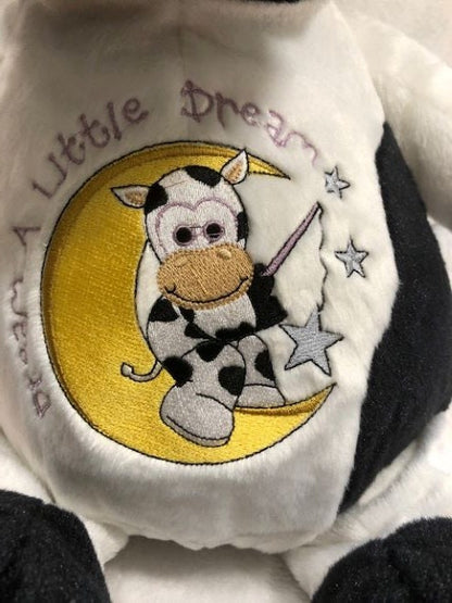 Personalized Cow Plush - Embroidered Keepsake