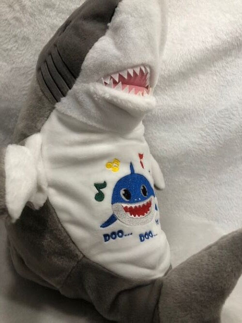 Shark stuffed animal personalized, Baby Shark personalized, Shark birthday gift, Shark embroidery buddy, customized, embroidered
