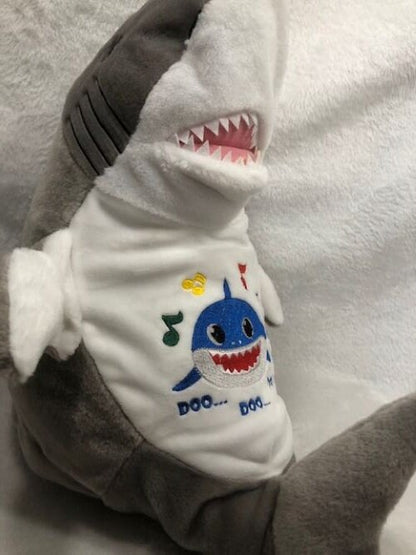 Shark stuffed animal personalized, Baby Shark personalized, Shark birthday gift, Shark embroidery buddy, customized, embroidered