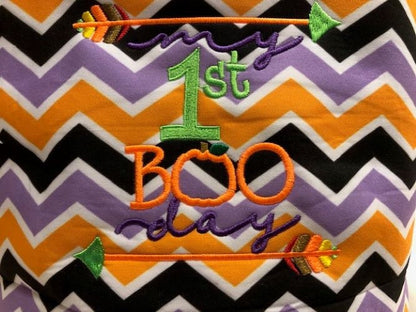 Personalized Halloween Basket, My First Boo Day, My First Halloween, Trick or Treat basket, Halloween embroidered basket, customized persona