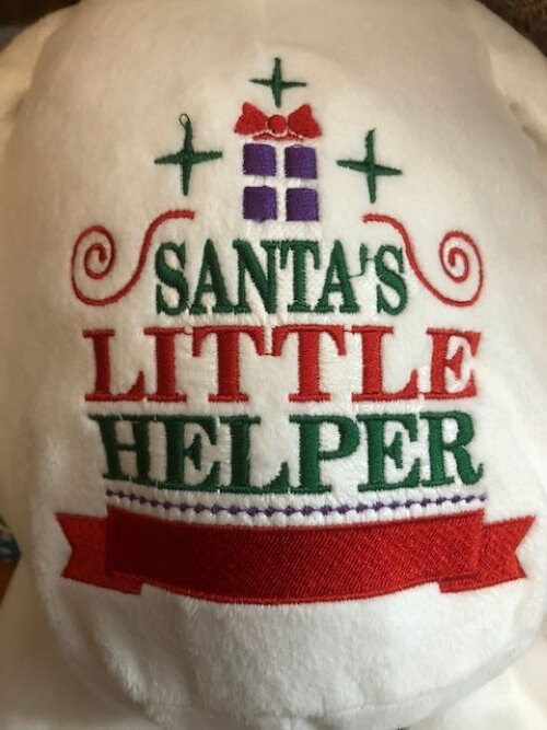 Santa’s Little Helper Plush Snowman or Reindeer | Embroidered Belly | Sensory-Friendly Gift | Christmas Keepsake for Kids