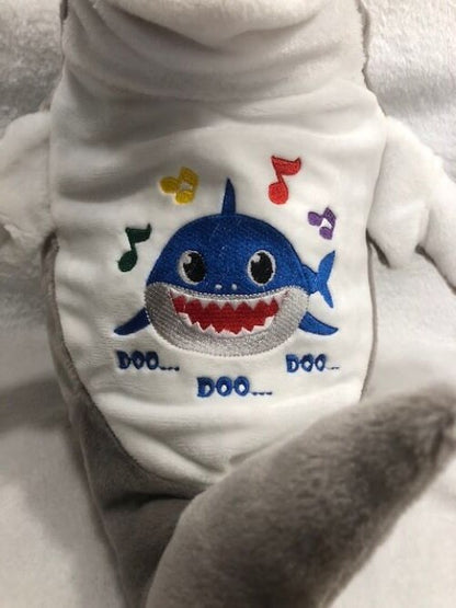 Shark stuffed animal personalized, Baby Shark personalized, Shark birthday gift, Shark embroidery buddy, customized, embroidered