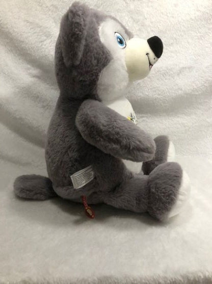 Husky stuffed animal, My first Husky, My first bear, Husky personalized Adventure Awaits Husky Plush, Personalized, Embroidered, Customized