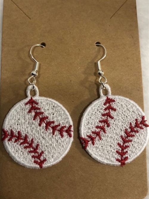 Baseball Earring, Sport Earring, Baseball mom, Softball Earring