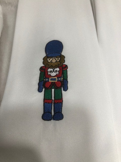 Nutcracker Dinner Napkins - embroidered