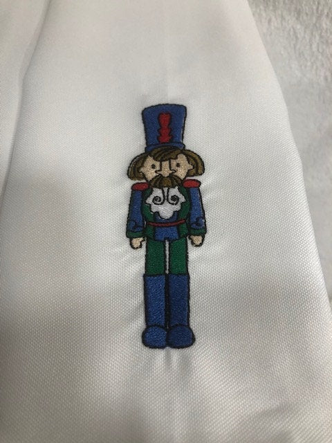Nutcracker Dinner Napkins - embroidered