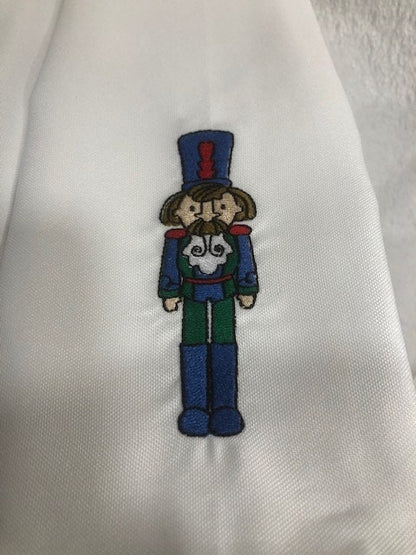 Nutcracker Dinner Napkins - embroidered
