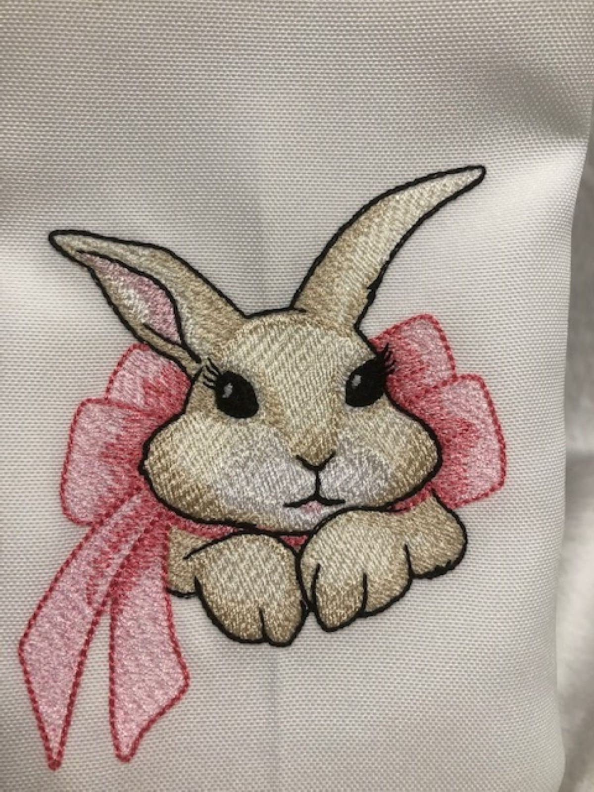 Easter bunny cloth dinner napkin set of 6, embroidered, customized, dinner napkin, Easter dinner, Easter Rabbit, Easter Bunny family dinner