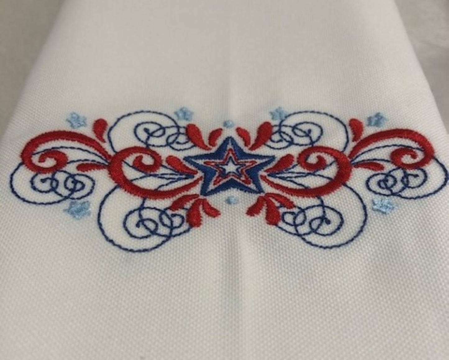 Fourth of July Cocktail Napkin Set, Independence Day Cloth Cocktail Napkins, July Fourth Embroidered, Memorial Day, Personalized, Customized