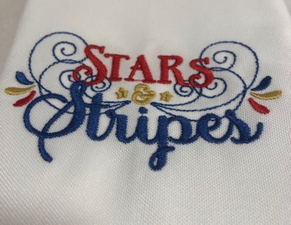 Fourth of July Dinner Napkin Set, Independence Day Cloth Dinner Napkins, July Fourth Embroidered, Personalized, Customized