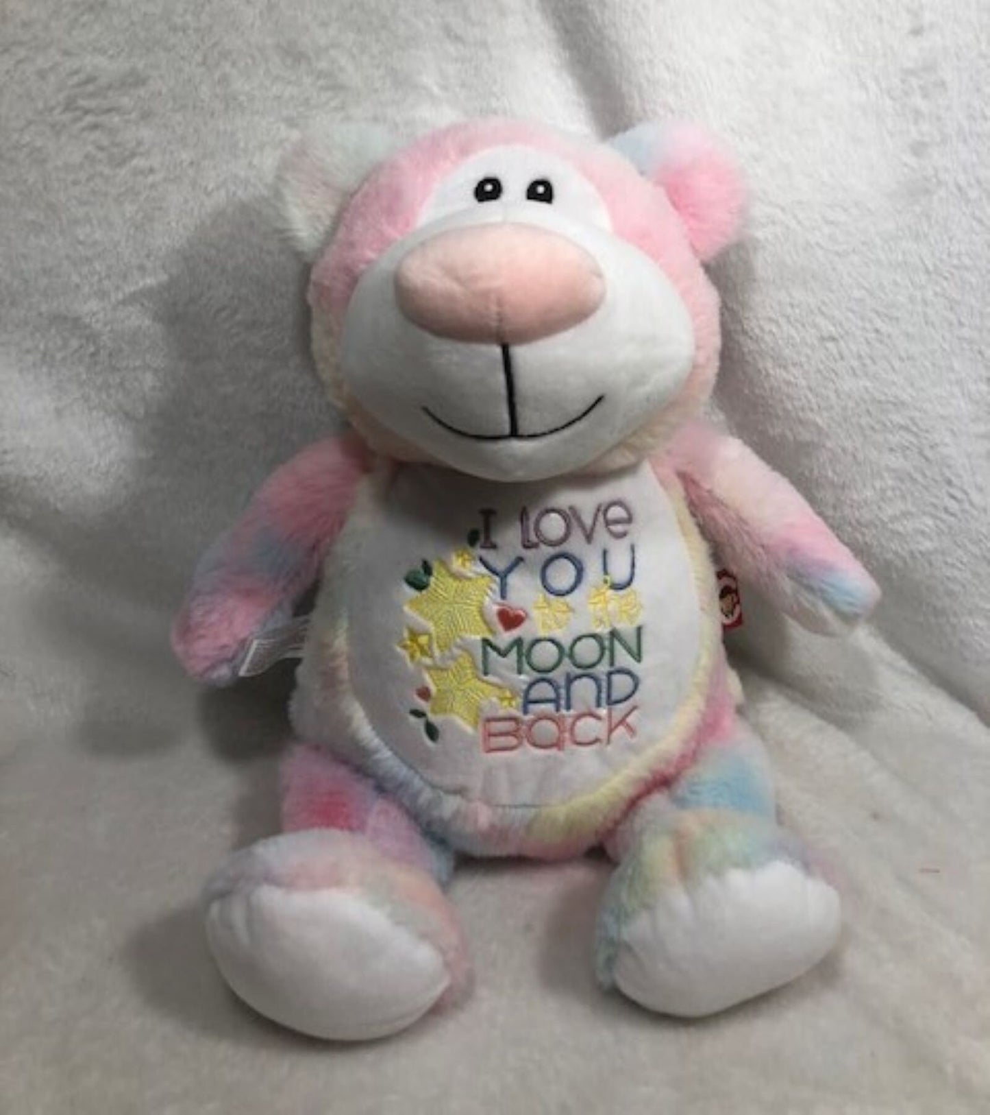 My First Sloth Bear, Love you to the Moon, embroidered, personalized, Baby shower gift, gift for baby, plush koala, sloth plush,
