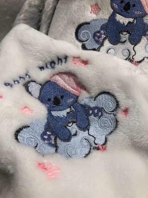 My First Koala Bear, Sweet Dreams, embroidered, personalized, Baby shower gift, gift for baby, plush koala,