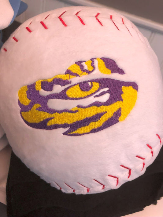 LSU Tigers Plush Baseball, LSU Tigers Baseball Personalized, Baton Rouge Football, Tiger Baby, Customized Baseball, My First Baseball