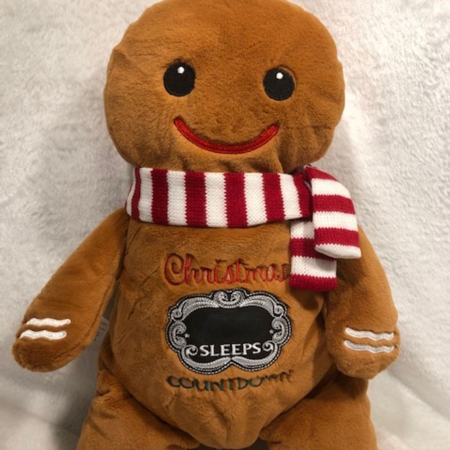 Christmas Snowman, Reindeer, Gingerbread Man Plush Countdown Calendar Customized Personalized Embroidered, Christmas Advent Calendar gift