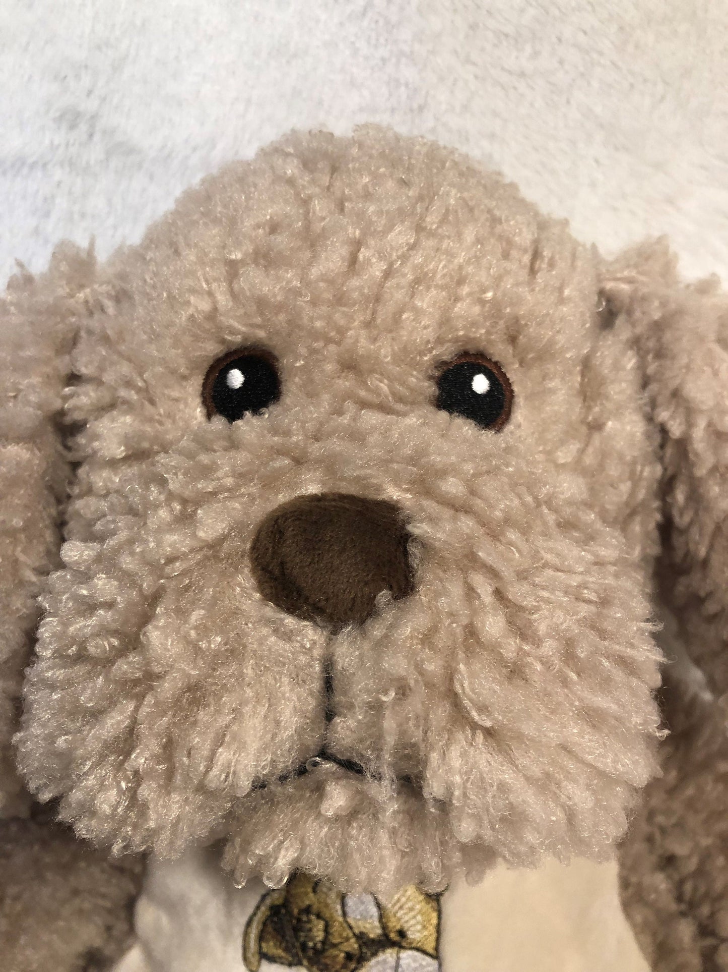 Personalized Toffee Dog Plush - Embroidered Keepsake