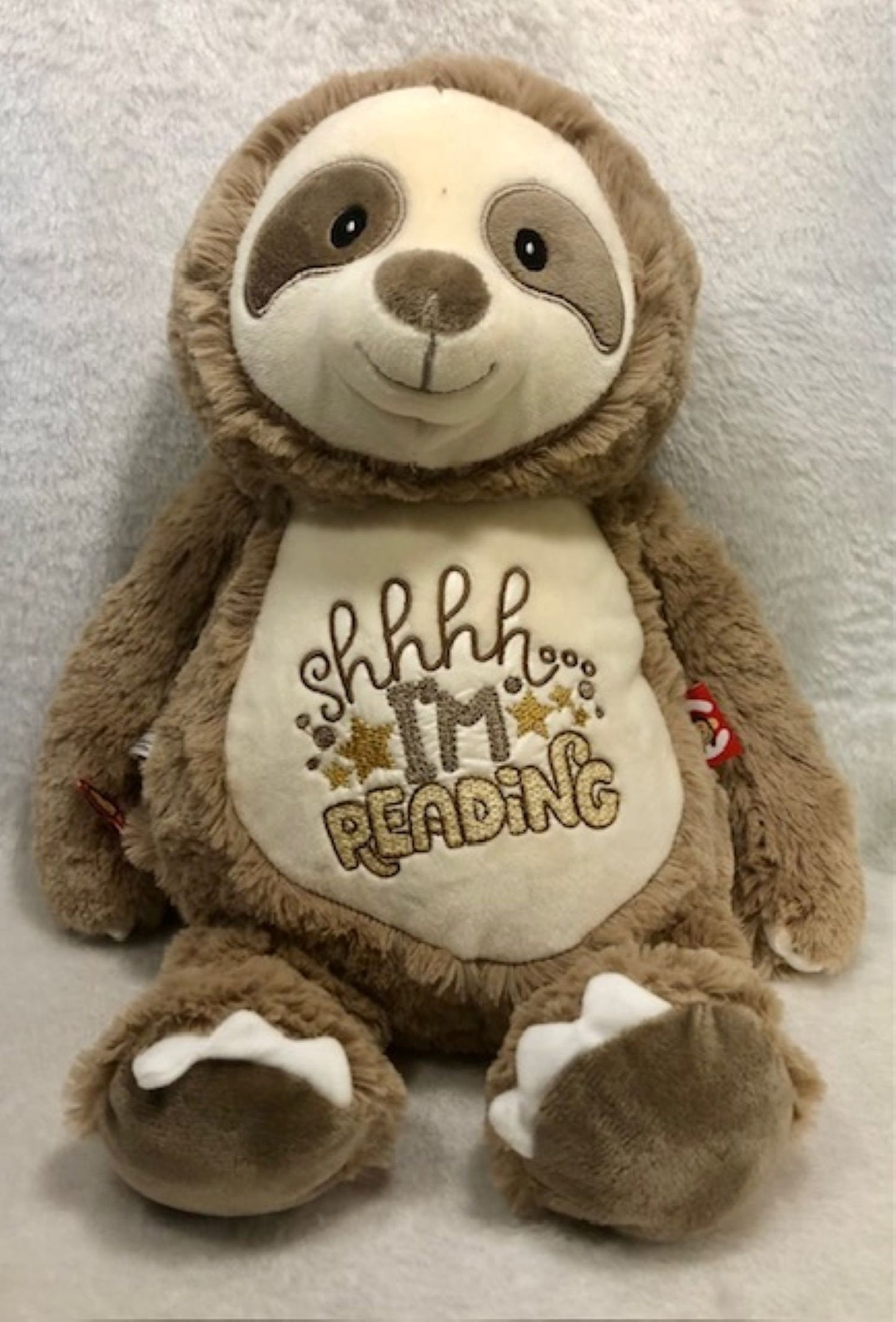 My First Sloth, Sweet Dreams, Sloth three toed, embroidered, personalized, Baby shower gift, gift for baby, plush sloth