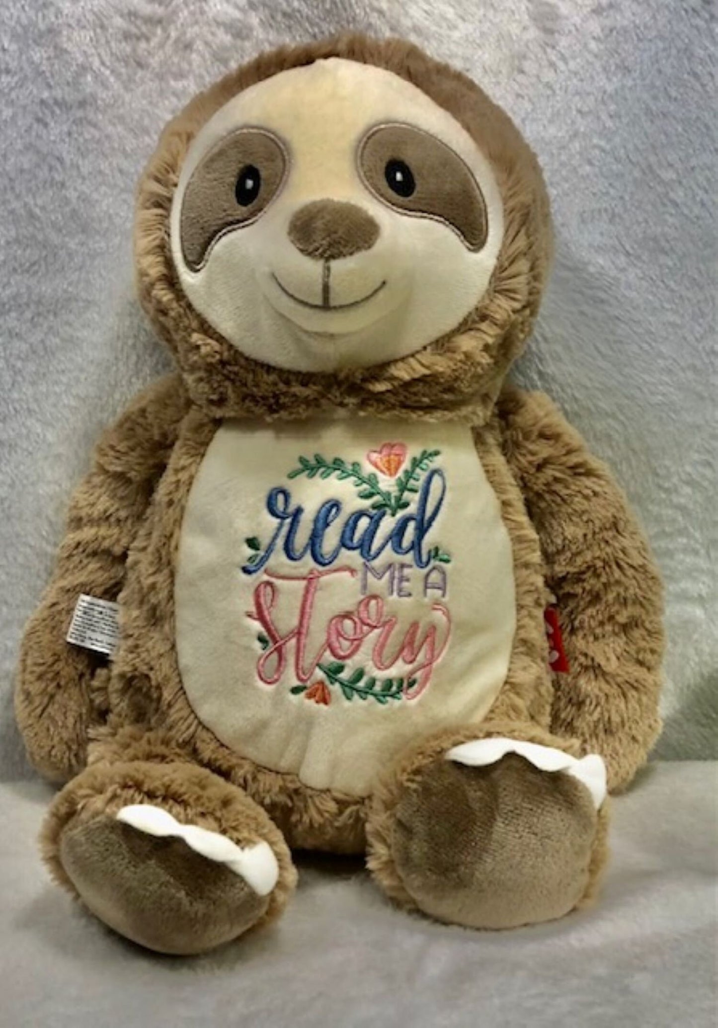 My First Sloth, Sweet Dreams, Sloth three toed, embroidered, personalized, Baby shower gift, gift for baby, plush sloth