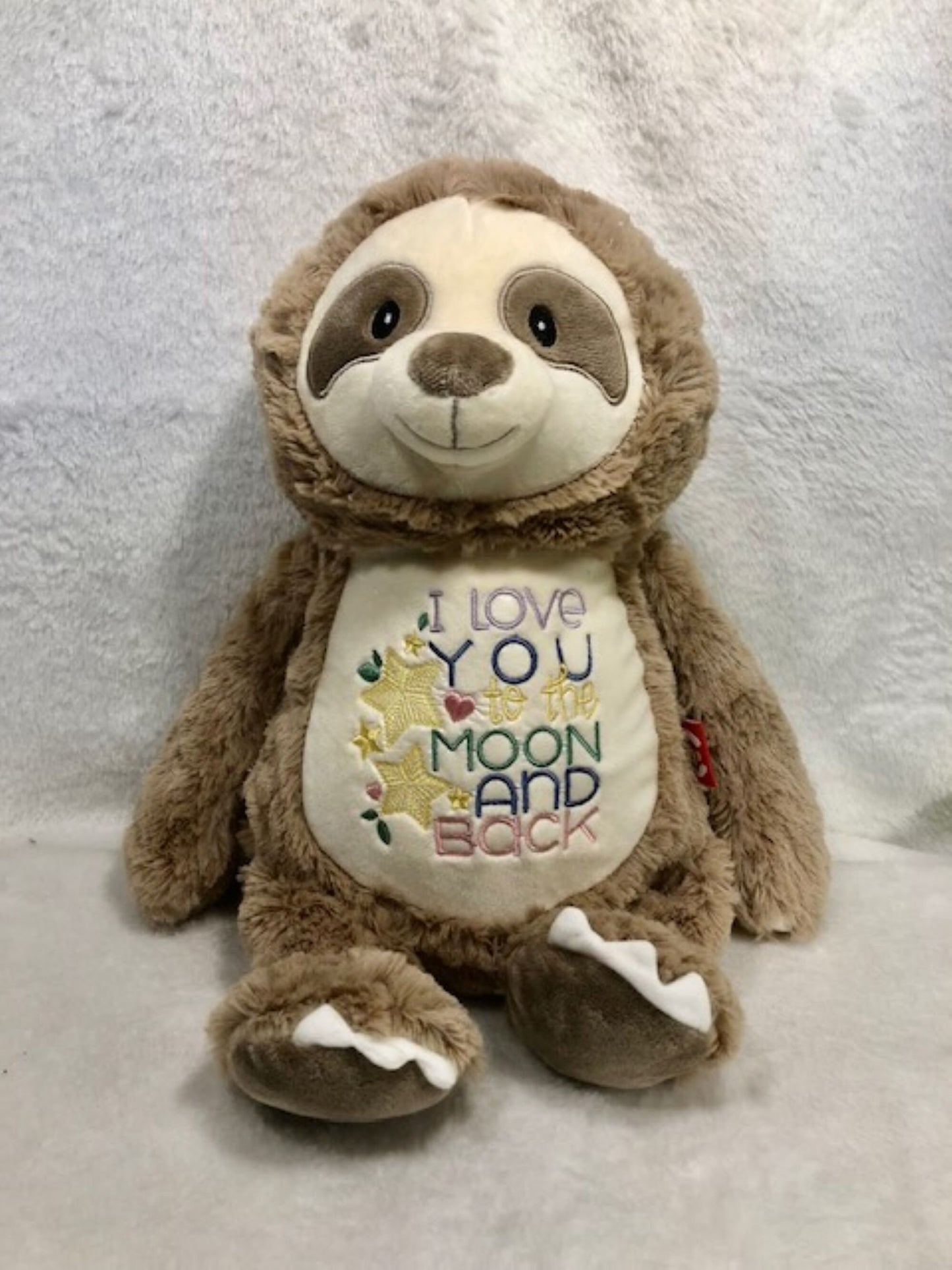 My First Sloth, Sweet Dreams, Sloth three toed, embroidered, personalized, Baby shower gift, gift for baby, plush sloth