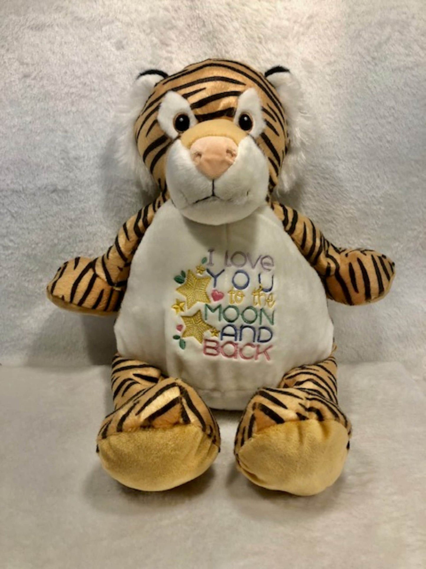Personalized Tiger Plush - Embroidery Keepsake