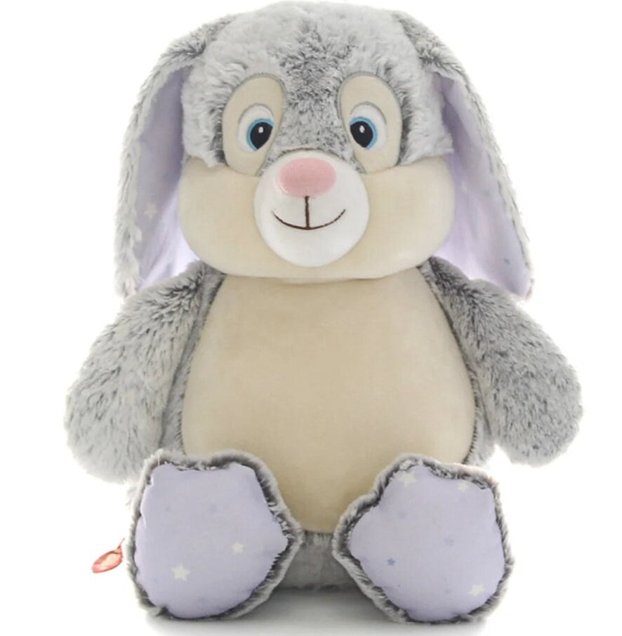 Personalized Embroidered White Bunny Rabbit My First Easter, Cubbies, Baby gift, New baby, My first Easter, Keepsake, Birthday, customized