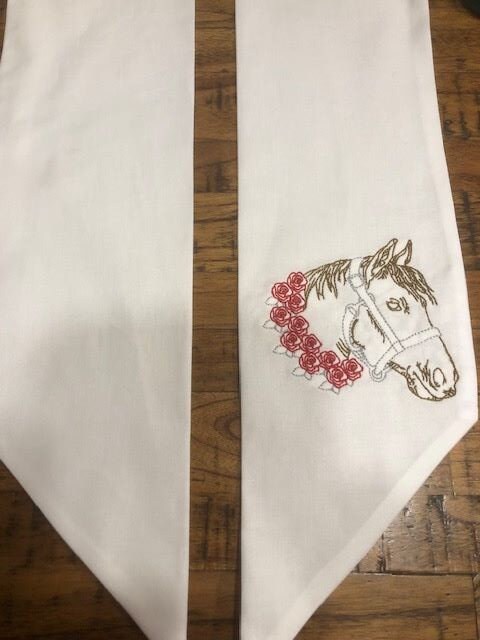 Kentucky Derby Wreath Sash, derby Wreath Sash, Wreath Bow, Kentucky Derby decoration, Kentucky Derby Celebration