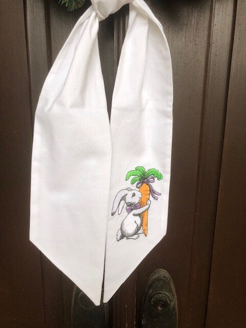 Easter Wreath Sash, Wreath Sash, Wreath Bow, Easter decoration, Easter Celebration