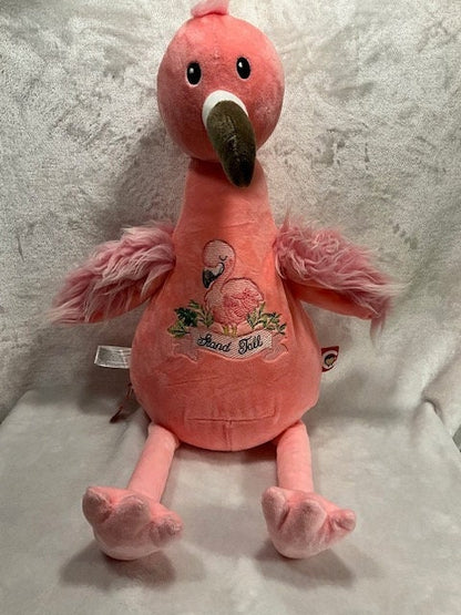 Personalized Flamingo Plush - Embroidered Keepsake
