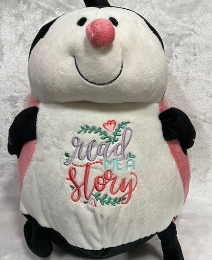 Lady Bug Plush personalized gift, Lady Bug Baby gift set, Lady Bug embroidered customized, Lady Bug embroidery buddy, Lady Bug stuffed baby