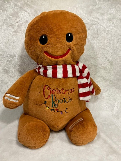 My First Christmas Snow baby, My first Christmas Snowman, Baby Gift Christmas plush, Christmas stuffed animal embroidered, custom plush
