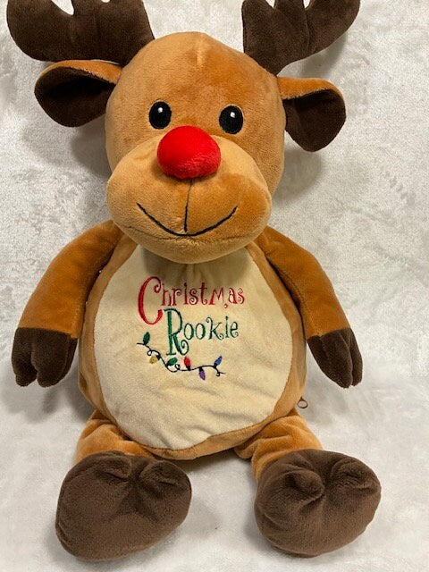 My First Christmas Snow baby, My first Christmas Snowman, Baby Gift Christmas plush, Christmas stuffed animal embroidered, custom plush