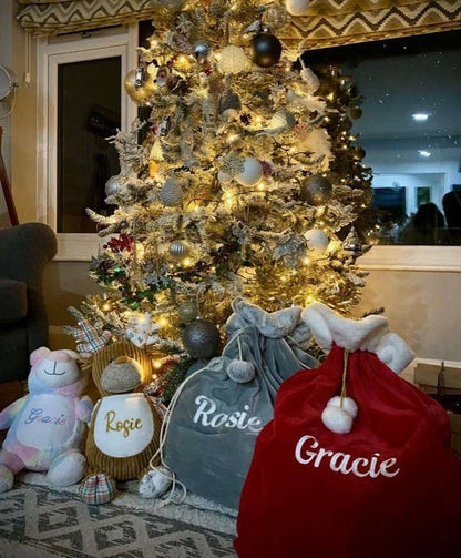 Personalized Santa Sack, embroidered, x-large, personalized, Santa bag, gifts