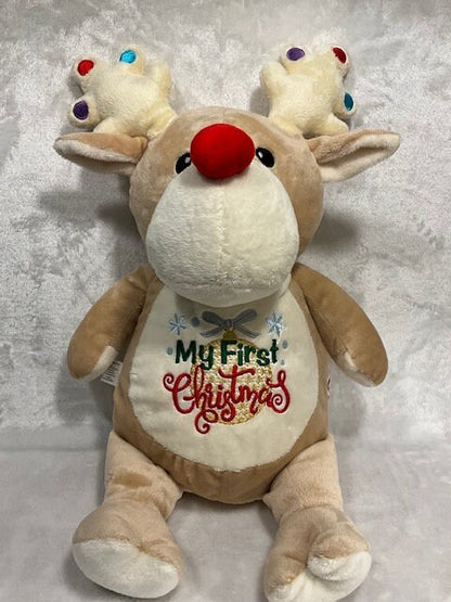 My First Christmas, My First Christmas Snowman, Baby Gift Christmas Plush, personalized, embroidered, Christmas plush, custom plush