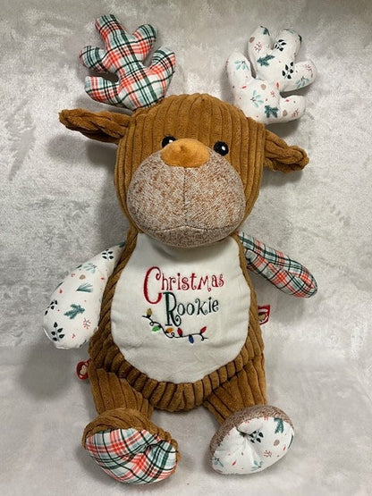 My First Christmas Snow baby, My first Christmas Snowman, Baby Gift Christmas plush, Christmas stuffed animal embroidered, custom plush