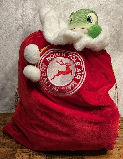 Personalized Santa Sack, embroidered, x-large, personalized, Santa bag, gifts
