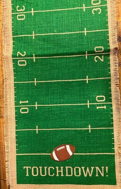 GameDay Football Table Runner embroidered, Football Table Runner, Football party decor, LSU Death Valley