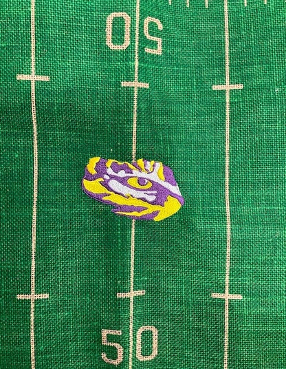 GameDay Football Table Runner embroidered, Football Table Runner, Football party decor, LSU Death Valley