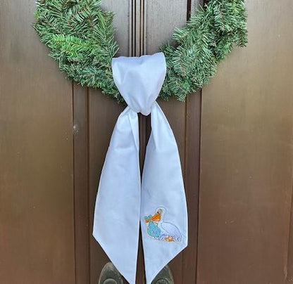 Baby Shower Cajun Wreath Sash, It's a Boy Pelican Wreath Sash, It's a Girl Pelican Wreath Sash, Baby Shower decoration, Cajun Celebration