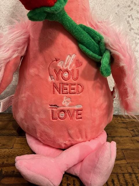 Personalized Flamingo Plush - Embroidered Keepsake