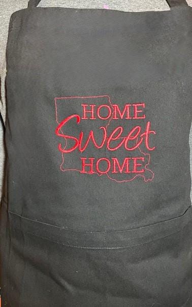 Cajun Crawfish Boil Apron, Embroidered, Customized, Personalized
