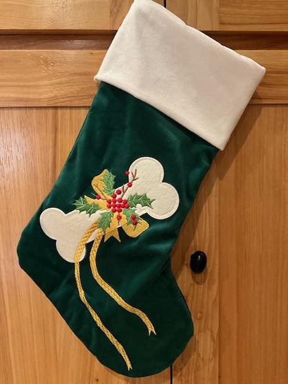 Personalized Pet Christmas Stocking – Embroidered Dog or Cat