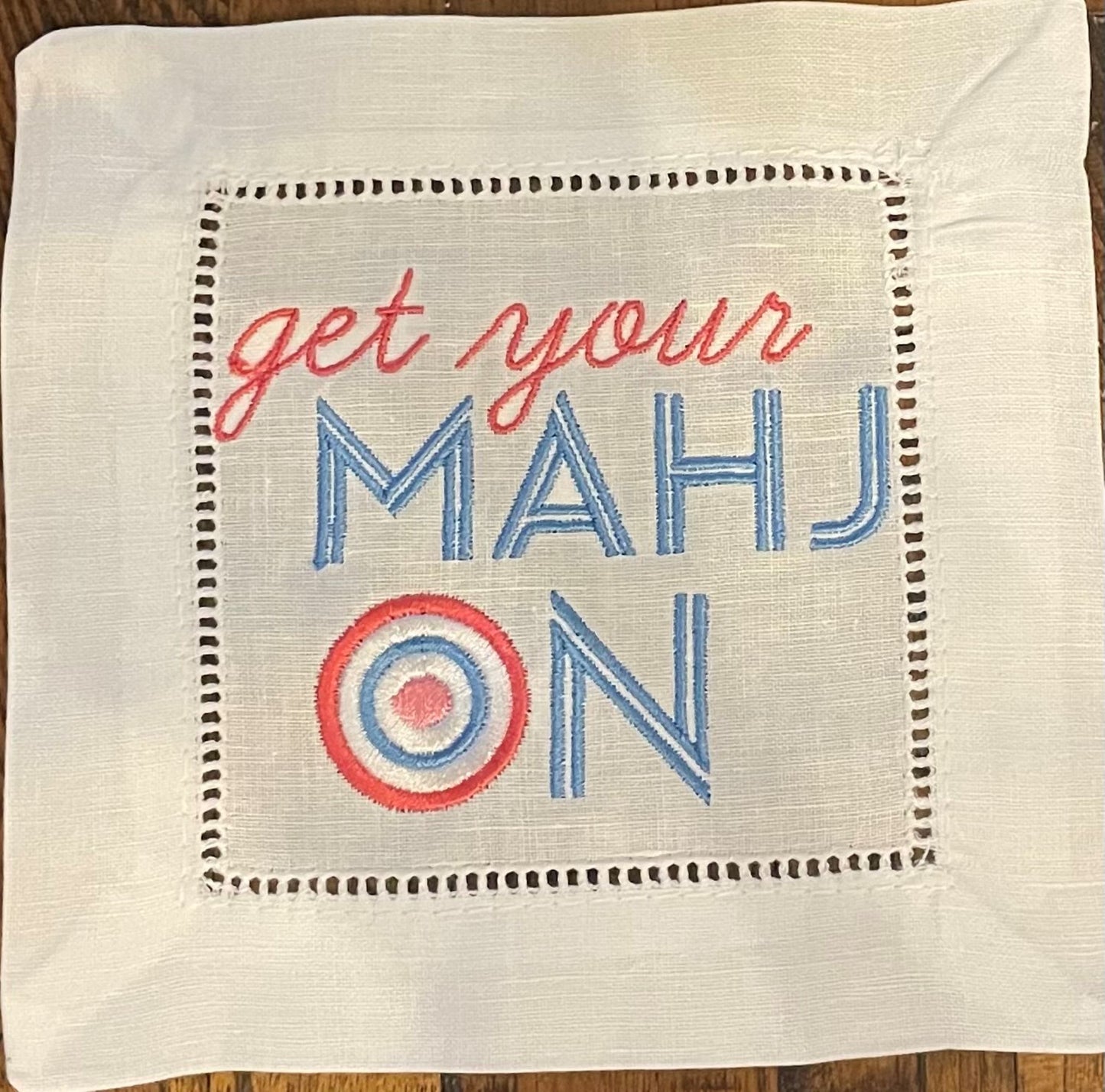 Mahjong Cocktail Napkin Set of 6